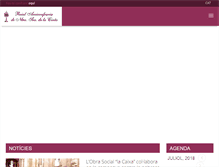 Tablet Screenshot of lasantacinta.com